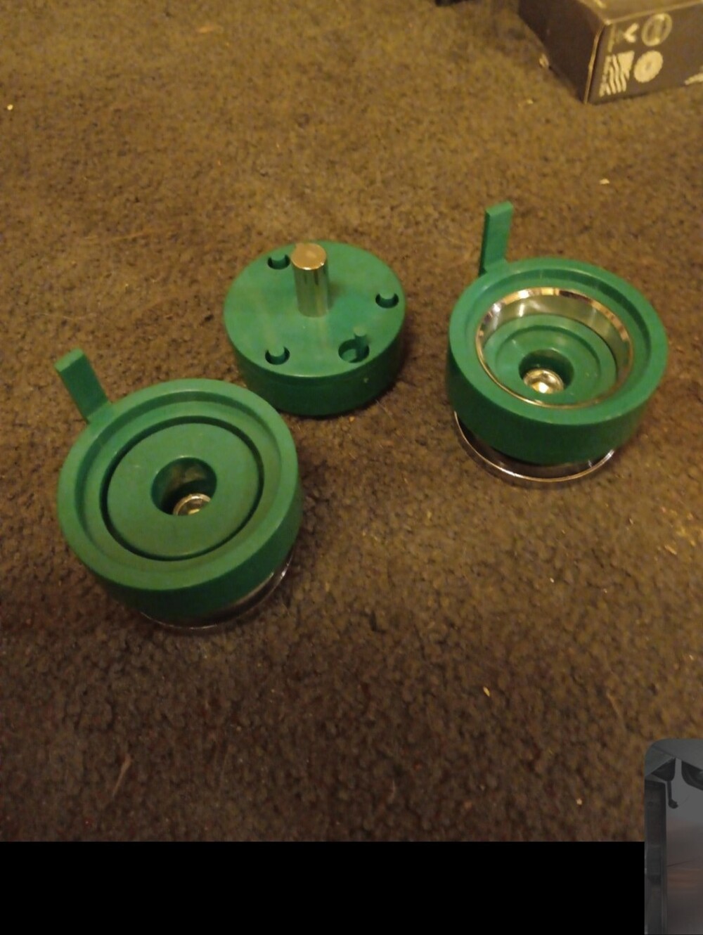 44mm button mold for non sliding maker